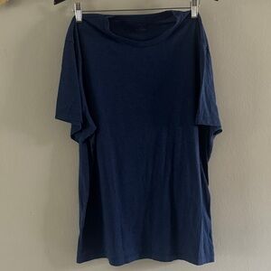 J. Crew Navy Short-Sleeve Crew Neck Tee